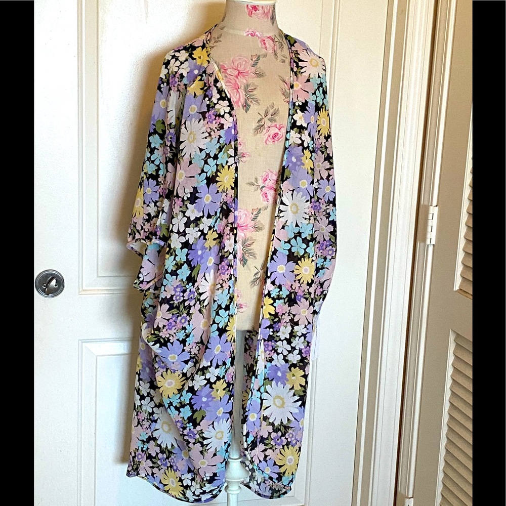 plus size floral cover 💜